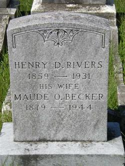 Maude Olivia <I>Becker</I> Rivers 