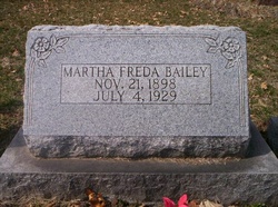 Martha Freda <I>Brinkman</I> Bailey 