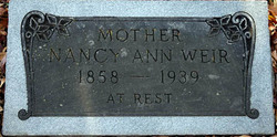 Nancy Ann <I>McKinney Kersh</I> Weir 