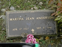 Martha Jean <I>Parker</I> Anderson 
