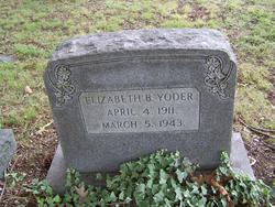 Elizabeth “Effie” <I>Burleson</I> Yoder 