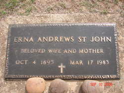 Erna Leona <I>Andrews</I> St. John 