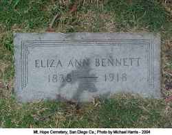 Eliza Ann <I>Enfield</I> Bennett 