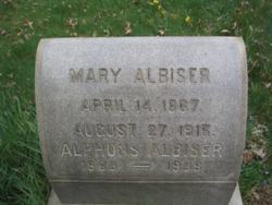 Mary <I>Wagenblast</I> Albiser 