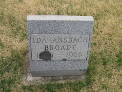 Ida <I>Updegrove</I> Ansbach Broadt 