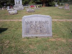 Mary <I>Hubbard</I> Carden 