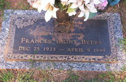 Frances <I>Hight</I> Byers 