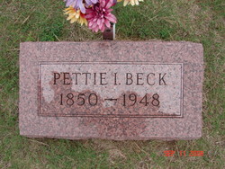 Sarah Elizabeth “Pettie” <I>Ingram</I> Beck 