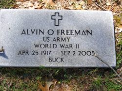 Alvin O “Buck” Freeman 