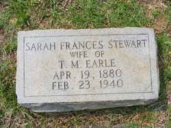Sarah Frances <I>Stewart</I> Earle 