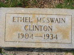 Ethel <I>McSwain</I> Clinton 