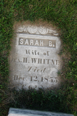 Sarah <I>Bennett</I> Whitney 