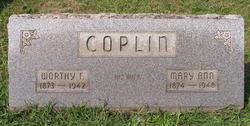 Mary Ann <I>Hudkins</I> Coplin 