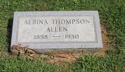Albina P. <I>Thompson</I> Allen 
