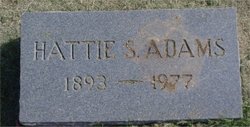 Hattie <I>Smith</I> Adams 