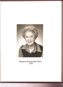 Margaret Russell <I>Bates</I> Hane 
