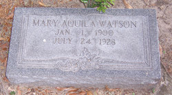 Mary Aquila <I>Allen</I> Watson 