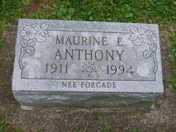 Maurine E. <I>Forcade</I> Anthony 