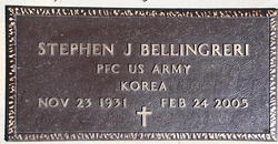 PFC Stephen John Bellingreri 