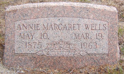 Annie Margaret <I>Hunt</I> Wells 