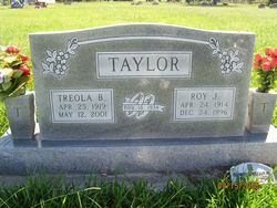 Treola Beatrice <I>Pendley</I> Taylor 