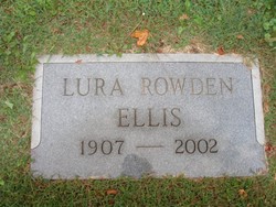 Lura Belle <I>Rowden</I> Ellis 