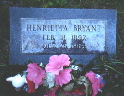 Henrietta <I>Broadus</I> Bryant 