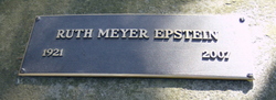 Ruth <I>Meyer</I> Epstein 