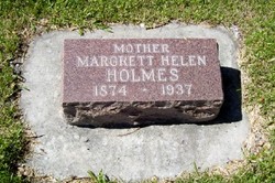 Margrett Helen “Maggie” <I>Allen</I> Holmes 