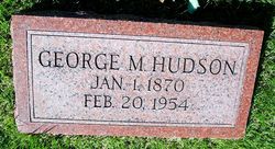 George M. Hudson 