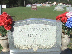 Annie Ruth <I>Polvadore</I> Davis 