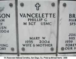 Mary W Vancelette 