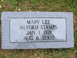 Mary Lee <I>Alford</I> Stamps 