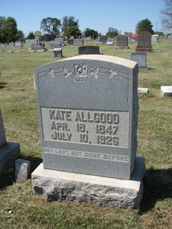 Catherine Ann “Kate” <I>Moore</I> Allgood 