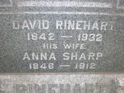 Anna <I>Sharp</I> Rinehart 