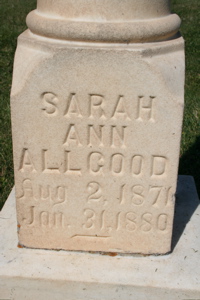 Sarah Ann Allgood 