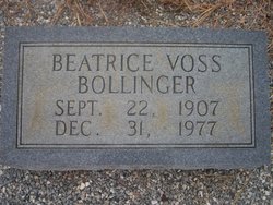 Beatrice <I>Voss</I> Bollinger 