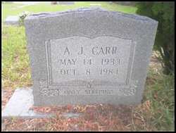 Alfred James “AJ” Carr 