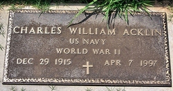 Charles William “Bill” Acklin 