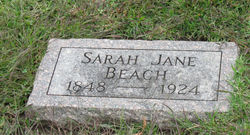 Sarah Jane <I>Bonham</I> Beach 