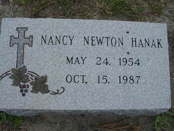 Nancy <I>Newton</I> Hanak 