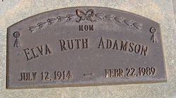 Elva Ruth <I>Magee</I> Adamson 