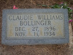 Claudie <I>Williams</I> Bollinger 