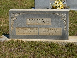 Amanda <I>Hooks</I> Boone 