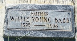 Willie <I>Young</I> Babb 