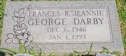 Frances R. “Jeannie” <I>George</I> Darby 