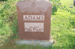 Sadie <I>Wallace</I> Adams 