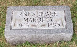 Anna <I>Stack</I> Mahoney 