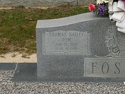 Thomas Bailey “Tom” Foster 