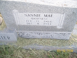 Nannie Mae <I>Downes</I> Barganier 